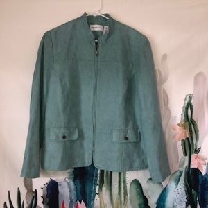 Alfred Dunner Long Sleeve Zip-Up 🦕